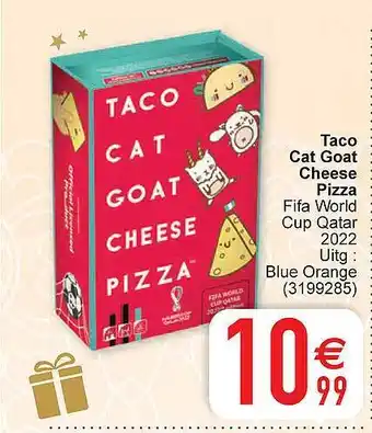 Cora Taco cat goat cheese pizza aanbieding