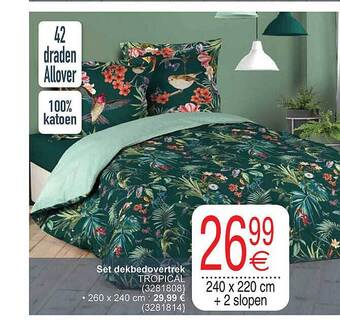 Cora Set dekbedovertrek aanbieding
