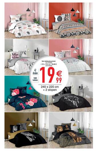 Cora Set dekbedovertrek aanbieding