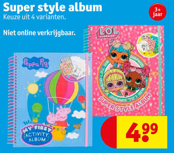 Kruidvat Super style album aanbieding