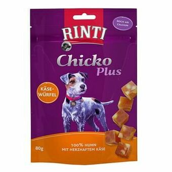 Zooplus 3x225g Rinti Chicko Plus Kaasblokjes Hondensnacks aanbieding