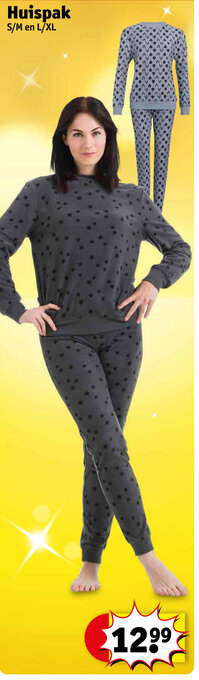Kruidvat Huispak S/M en L/XL aanbieding