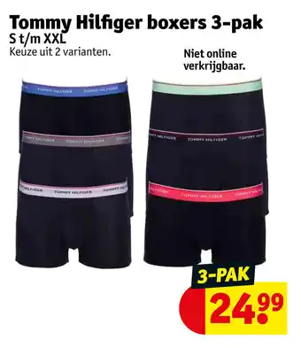 Kruidvat Tommy Hilfiger boxers 3-Pack aanbieding