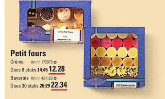 Sligro Petit fours aanbieding