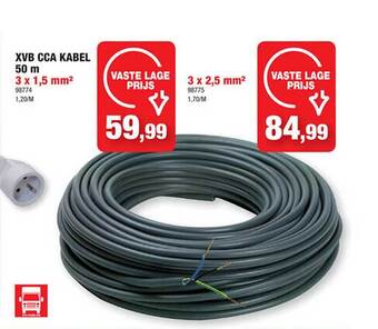 Hubo Xvb cca kabel 50m aanbieding