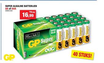 Hubo Super alkaline batterijen aa of aaa aanbieding