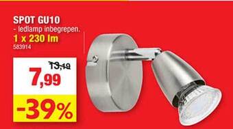 Hubo Spot gu10 aanbieding