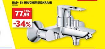 Hubo Bad en douchemengkraan aanbieding