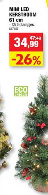 Mini led kerstboom