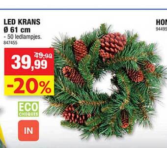 Hubo Led krans aanbieding