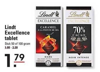 Lindt excellence tablet