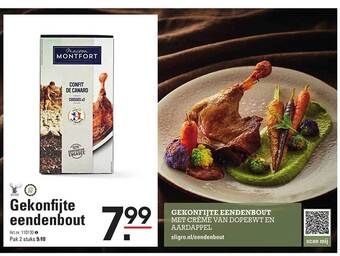 Sligro Gekonfijte eendenbout aanbieding