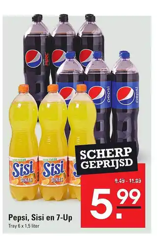 Sligro Pepsi, sisi en 7up aanbieding