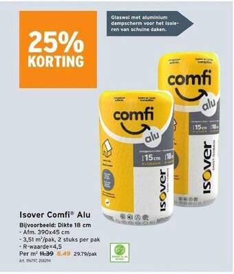 GAMMA Isover comfi alu aanbieding