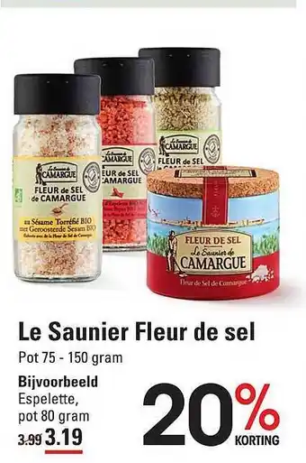 Sligro Le saunier fleur de sel aanbieding
