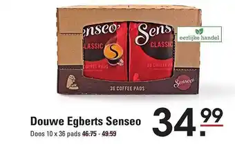 Sligro Douwe egberts senseo aanbieding