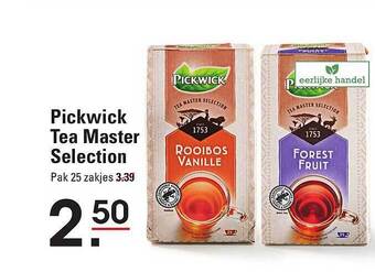 Sligro Pickwick tea master selection aanbieding