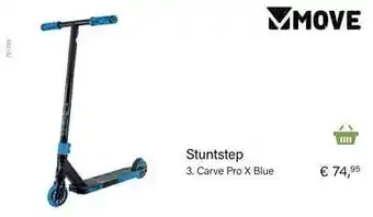 Multi bazar Stuntstep carve pro x blauw aanbieding