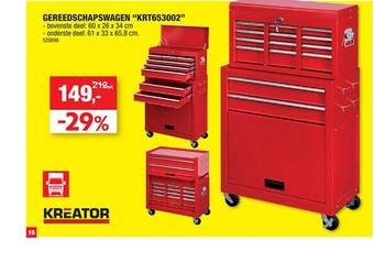 Hubo Gereedschapswagen aanbieding