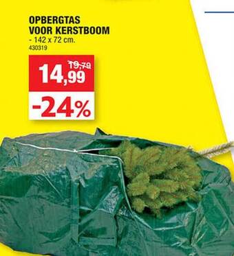 Hubo Opbergtas voor kerstboom aanbieding