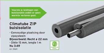 GAMMA Climatube zip buisisolatie aanbieding