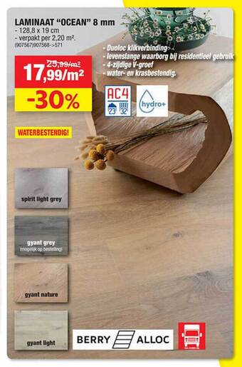 Hubo Laminaat aanbieding