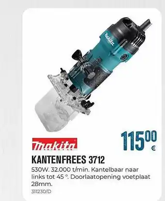 Meno Makita kantenfrees 3712 aanbieding