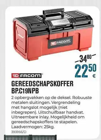 Meno Gereedschapskoffer aanbieding