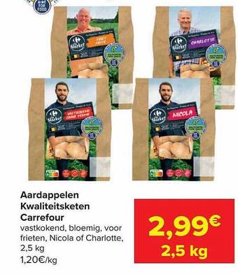 Carrefour Market Aardappelen aanbieding