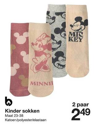 Zeeman Kinder sokken aanbieding