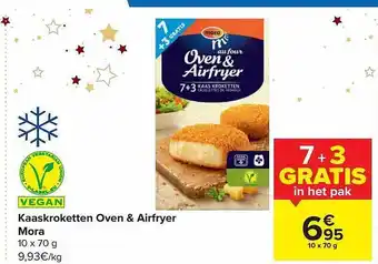 Carrefour Market Kaaskroketten oven & airfryer mora aanbieding