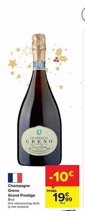 Champagne greno grand prestige