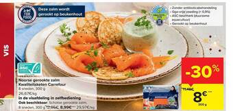 Carrefour Market Noorse gerookte zalm aanbieding