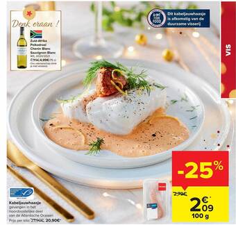 Carrefour Market Kabeljauwhaasje aanbieding