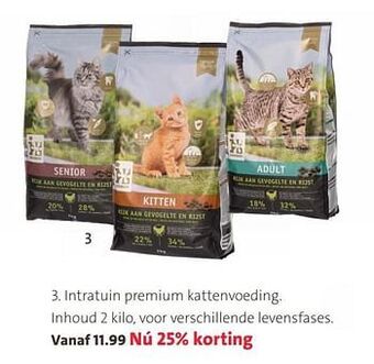 Intratuin Intratuin premium kattenvoeding aanbieding