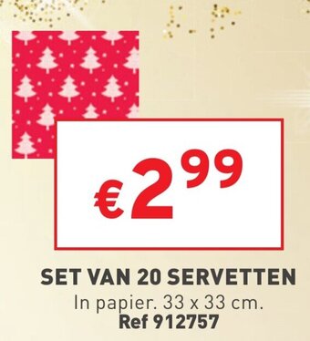 Trafic Set Van 20 Servetten aanbieding