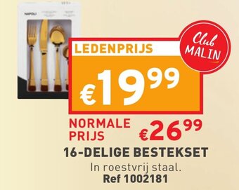 Trafic 16-Delige Bestekset aanbieding
