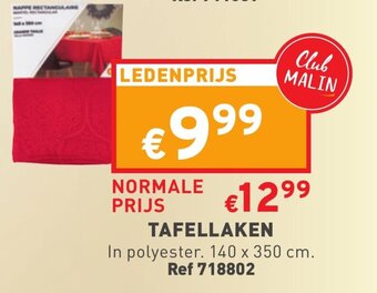 Trafic Tafellaken aanbieding