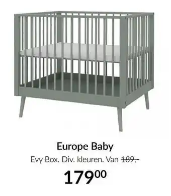 BabyPark Europe baby evy box aanbieding