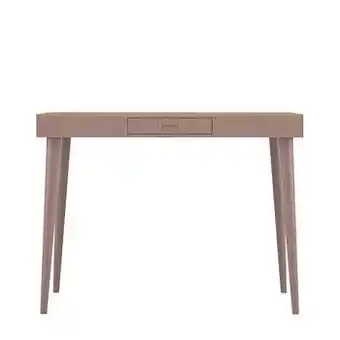 Symbiosis bartafel Esby - eikenkleur/oudroze - 101,1x134x85 cm - Leen Bakker