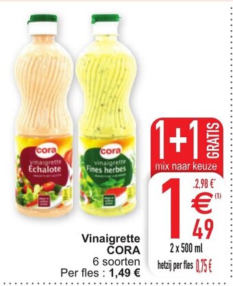 Cora Vinaigrette aanbieding