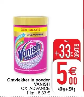 Cora Vanish Ontvlekker in poeder aanbieding