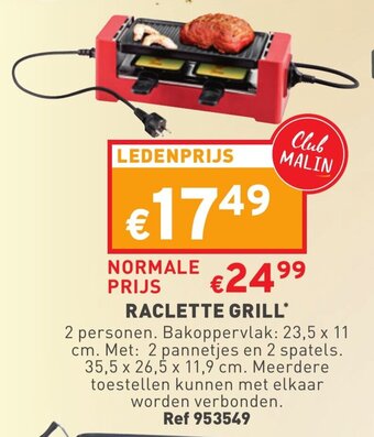 Trafic Raclette Grill aanbieding