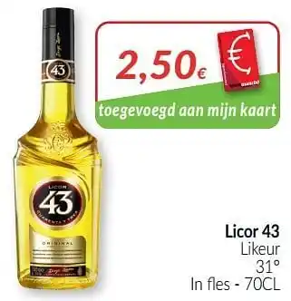 Licor 43 likeur 70cl
