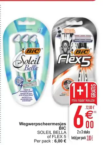Cora Bic Wegwerpscheermesjes aanbieding