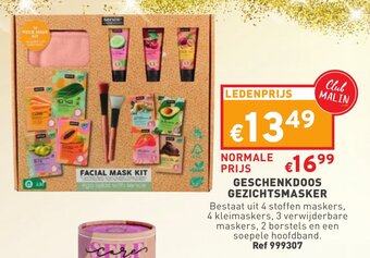Trafic Geschenkdoos Gezichtsmasker aanbieding