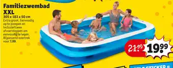 Kruidvat Familiezwembad XXL aanbieding