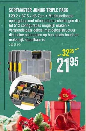 HandyHome Sortmaster junior triple pack aanbieding