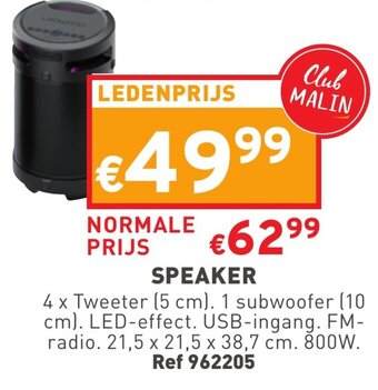 Trafic Speaker aanbieding