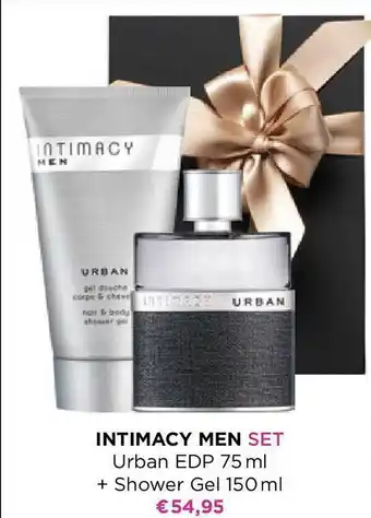 ICI PARIS XL Intimacy men set urban edp + shower gel aanbieding